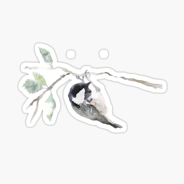 Artikel-Vorschau von Aquarell Kohle Tit, designt und verkauft von snewdesigns.