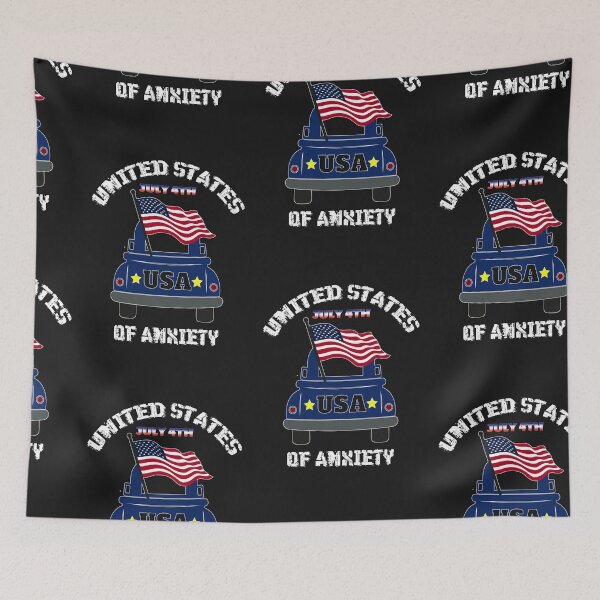 Item preview, United States Of Anxiety designed and sold by SportyDogShop.