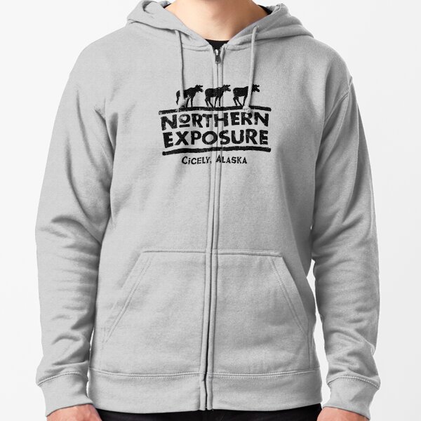 Northern Exposure Logo Faded Zipped Hoodie