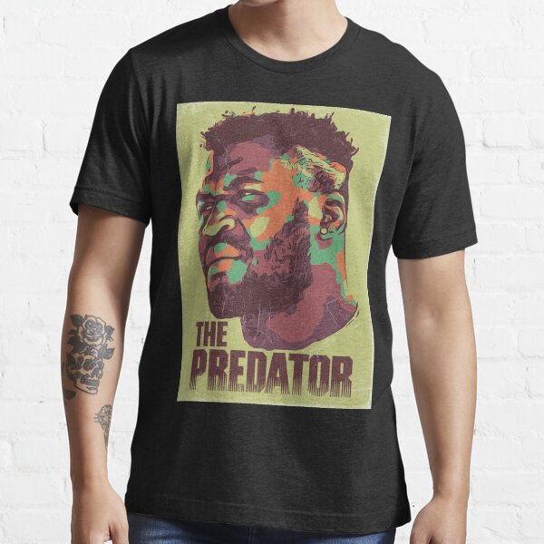 LanYee Francis Ngannou Mens Short Sleeve Raglan T-Shirt Black L LanYee Francis Ngannou Mens Short Sleeve Raglan T-Shirt Black L