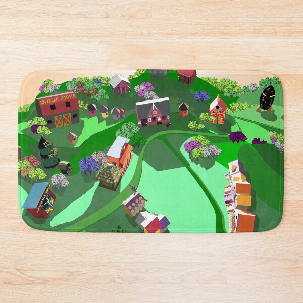 Item preview, Birdhouse Town of Jovielle designed and sold by Art in My Loft.