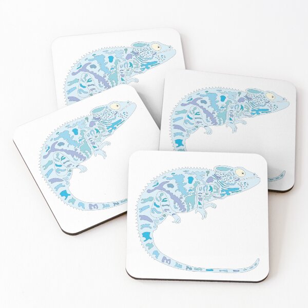 Item preview, Sky blue chameleon. designed and sold by vincentbiollaz.