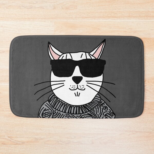 Item preview, Kitty Cat Beatnik designed and sold by ellenhenry.