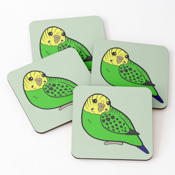 Item preview, Green Budgie designed and sold by JadeShadowArt.