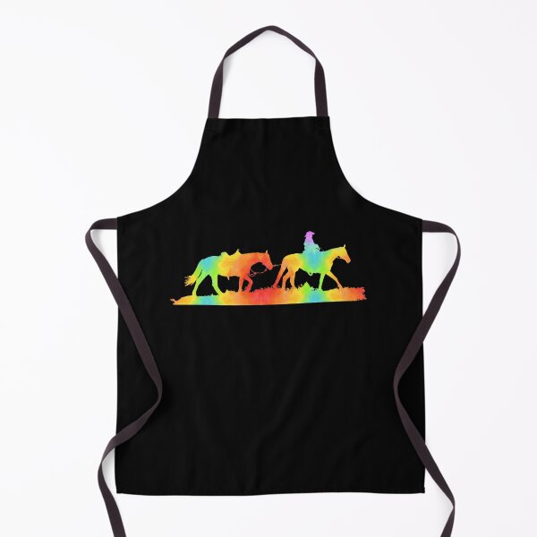 Item preview, Rainbow Western Horses designed and sold by FaithAndForest.