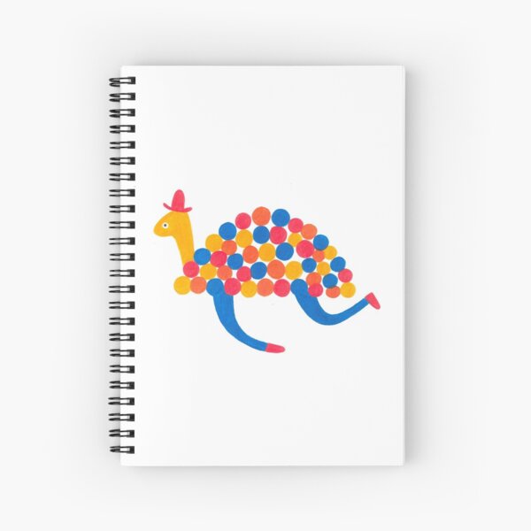 Dancing Happy Animal (Turtle) Spiral Notebook