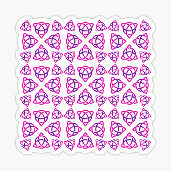 Item preview, Triquetra Pattern in Pink and Purple designed and sold by cheekywitch.