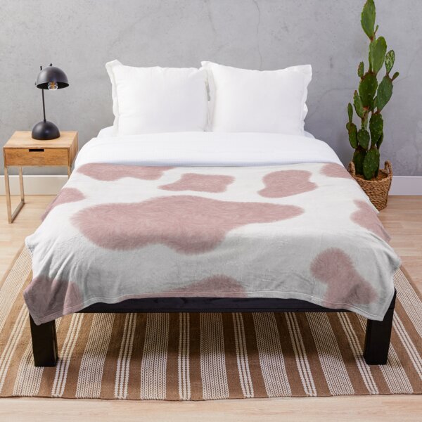 Cow Fur Throw Blankets Redbubble