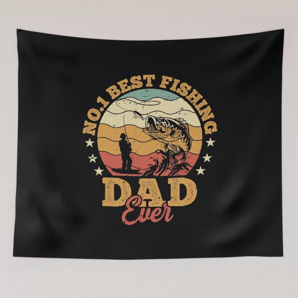 Item preview, No1 Best Fishing Dad Ever, Fathers Day Present designed and sold by InkyJack.