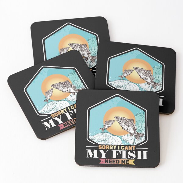 Item preview, Sorry I Can't My Fish Need Me - Funny Fishing Lover Aquarium Gift, Mens, Womens, Kids. designed and sold by ALITOPRINCE.