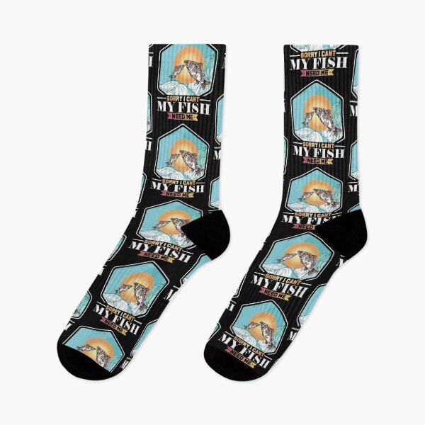 Item preview, Sorry I Can't My Fish Need Me - Funny Fishing Lover Aquarium Gift, Mens, Womens, Kids. designed and sold by ALITOPRINCE.