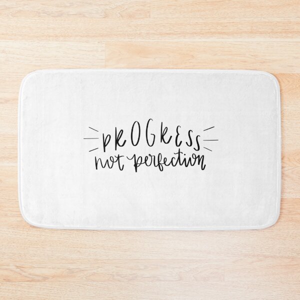 Item preview, progress not perfection  designed and sold by sarahlynndesign.