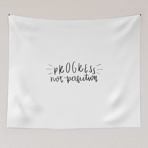 Item preview, progress not perfection  designed and sold by sarahlynndesign.