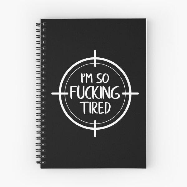 Item preview, I'm So Fucking Tired (White) designed and sold by FilipeFerreira.