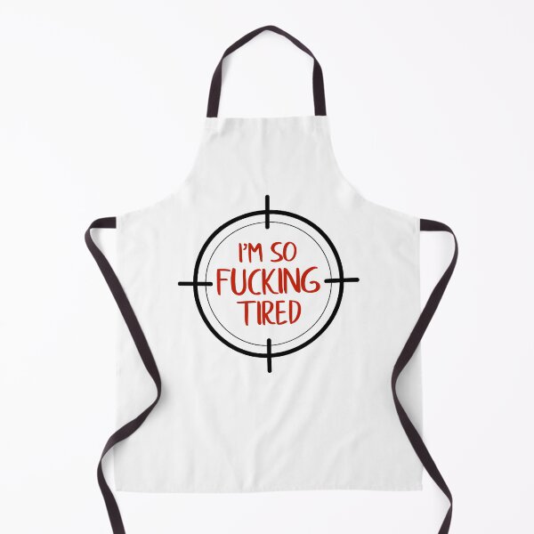 Item preview, I'm So Fucking Tired (Black and Red) designed and sold by FilipeFerreira.