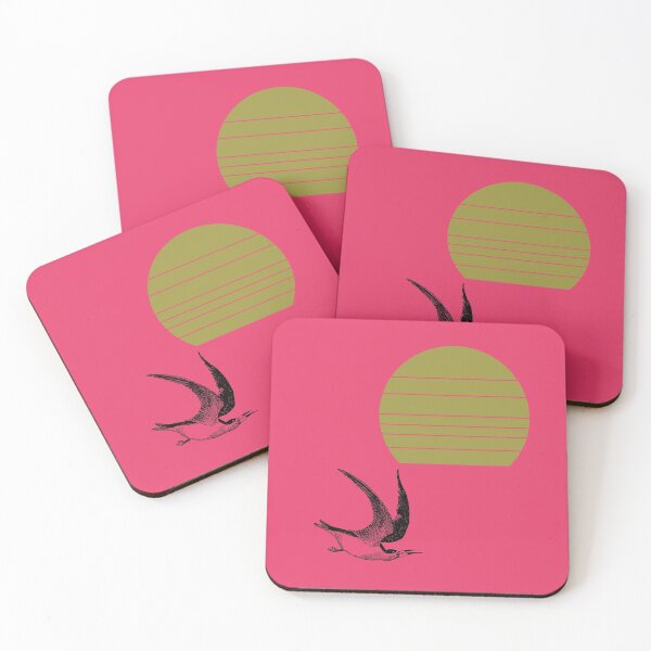 Item preview, Minimalist Wall Pink - Skimmer bird designed and sold by birdo-art.