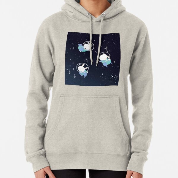 Space Bunnies Cute Pullover Hoodie