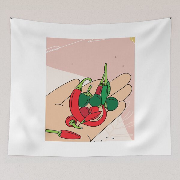 Item preview, Chilli Spicy Food Vegetable Hot Peppers designed and sold by flofin.