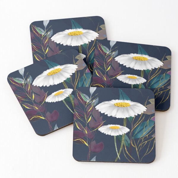 Item preview, William Morris and Van Gogh inspired fusion - Midnight blue and white.  Caroline Laursen Original  designed and sold by Caroline Laursen.