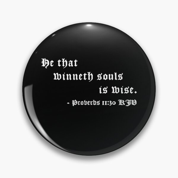 Item preview, Proverbs 11:30 KJV 1611 White Print designed and sold by VerShirts.