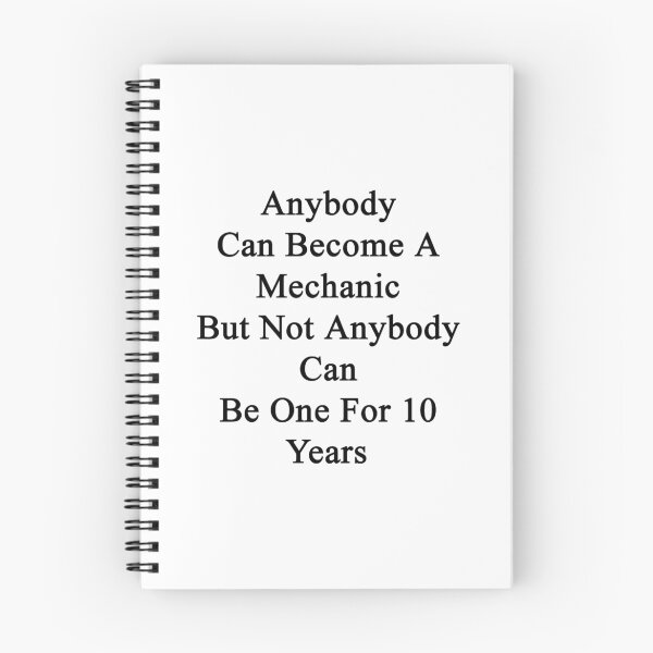 Item preview, Anybody Can Become A Mechanic But Not Anybody Can Be One For 10 Years designed and sold by supernova23.