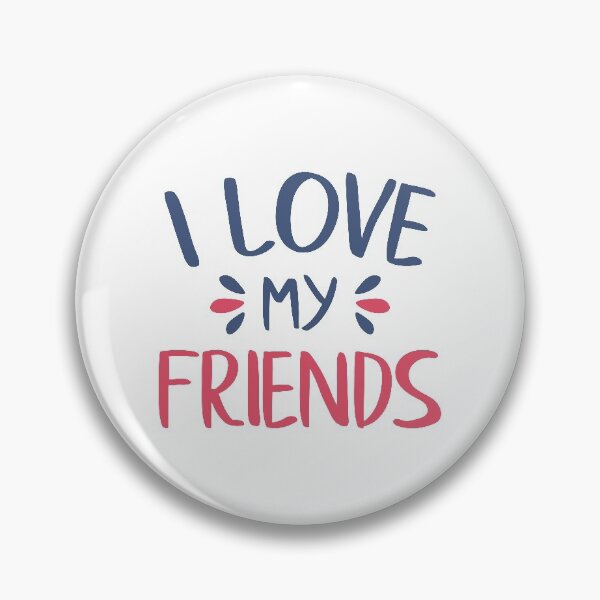 Item preview, I Love My Friends (Red and Blue) designed and sold by FilipeFerreira.