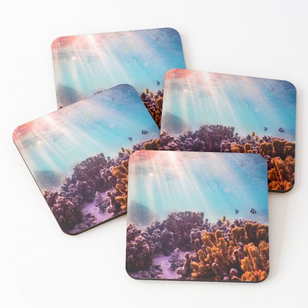 Item preview, sunlit coral reef designed and sold by nigejohn.