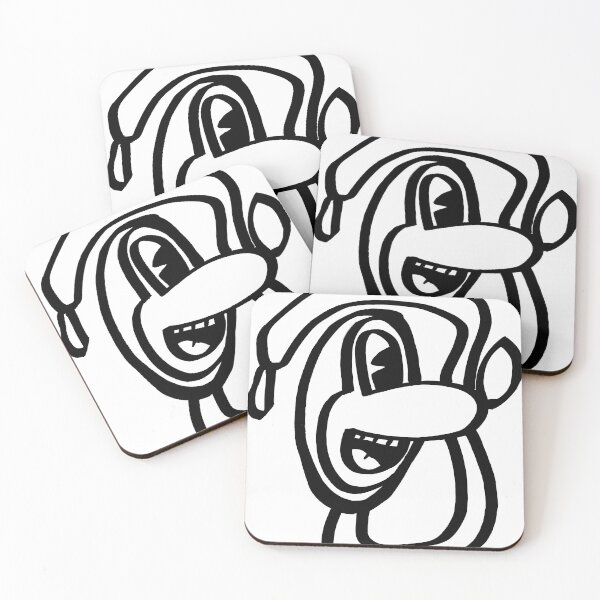 Item preview, BW cartoon figure designed and sold by Rone84.