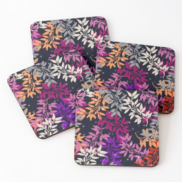 Item preview, Ace Lesbian botanical pattern designed and sold by ArtbyTane.