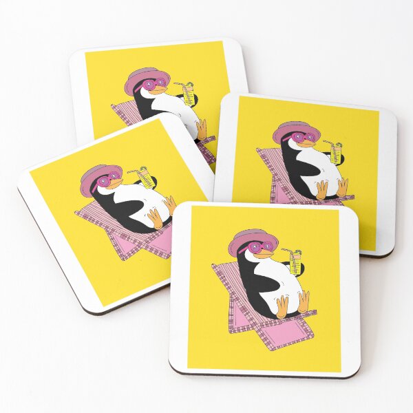 Item preview, Penguin Summer Sunset Vacation designed and sold by flofin.