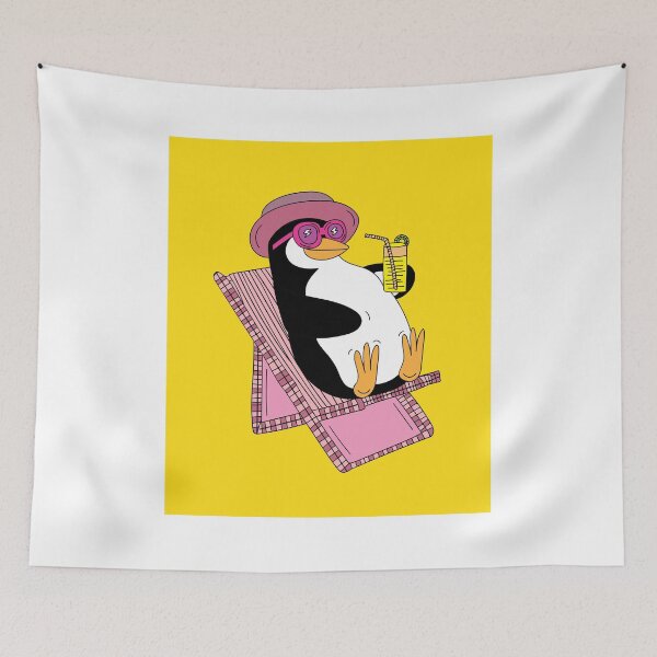 Item preview, Penguin Summer Sunset Vacation designed and sold by flofin.