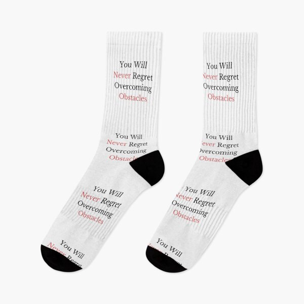 Item preview, You Will Never Regret Overcoming Obstacles designed and sold by ShaunSandhu.