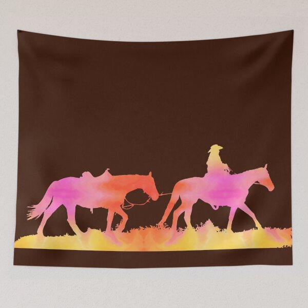 Item preview, Sunset Western Horses designed and sold by FaithAndForest.