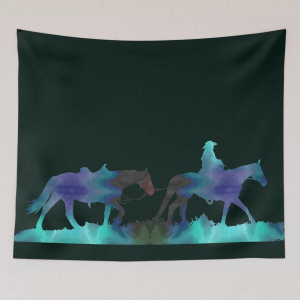Item preview, Dark Galaxy Western Horses designed and sold by FaithAndForest.