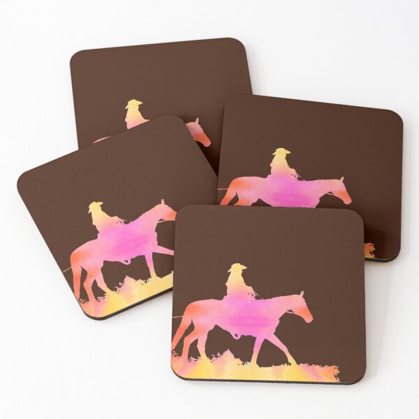 Item preview, Sunset Western Horses designed and sold by FaithAndForest.
