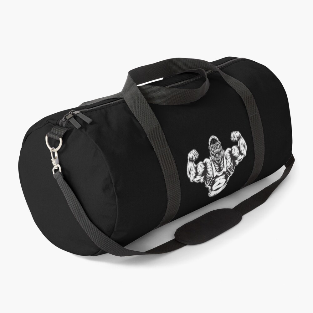 Strong ape gorilla gym concept Duffle Bag
