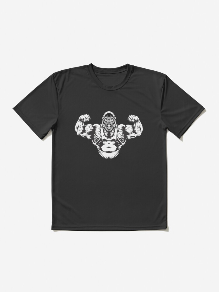 Strong ape gorilla gym concept  Kids T-Shirt for Sale by