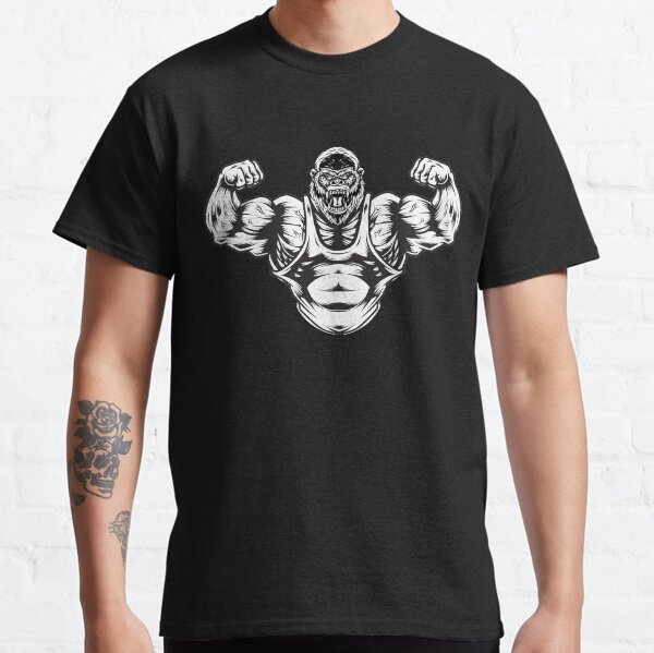 gorilla t shirt gym