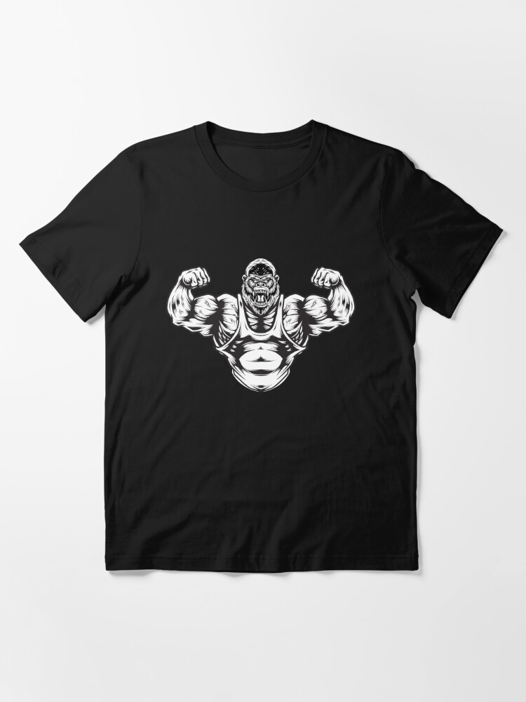 Strong ape gorilla gym concept  Kids T-Shirt for Sale by