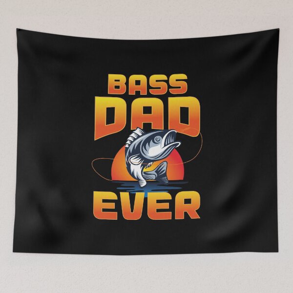 Item preview, Best Dad Ever, Bass Dad Ever, Fishing Fathers Day Present designed and sold by InkyJack.