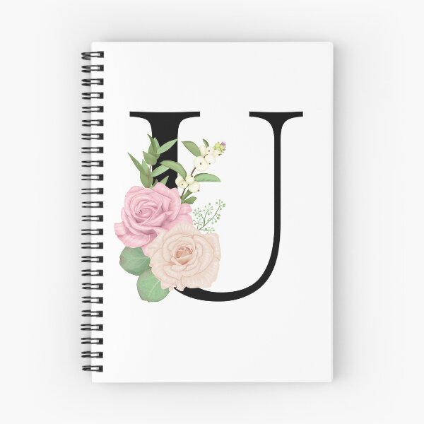 Item preview, Floral U Monogram designed and sold by starrylite.