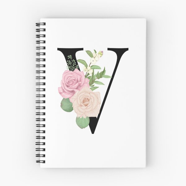 Item preview, Floral V Monogram designed and sold by starrylite.
