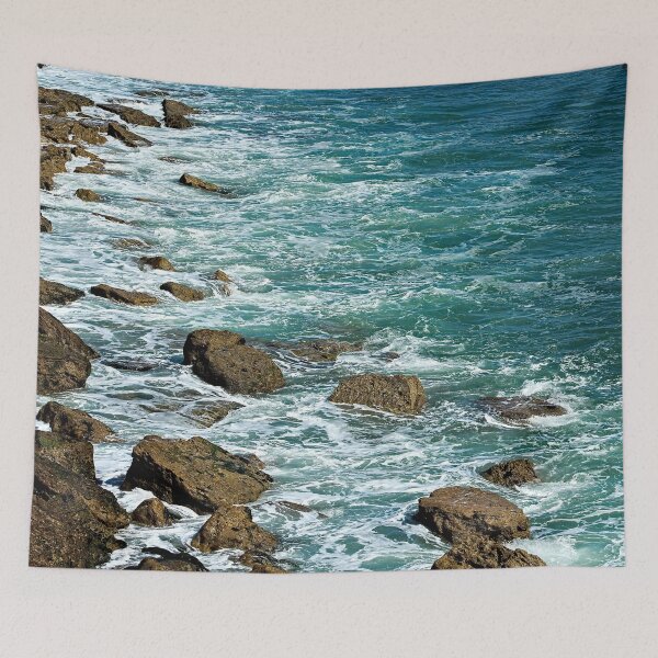 Item preview, Rocky Seashore Waves Seascape 1 designed and sold by worldways.