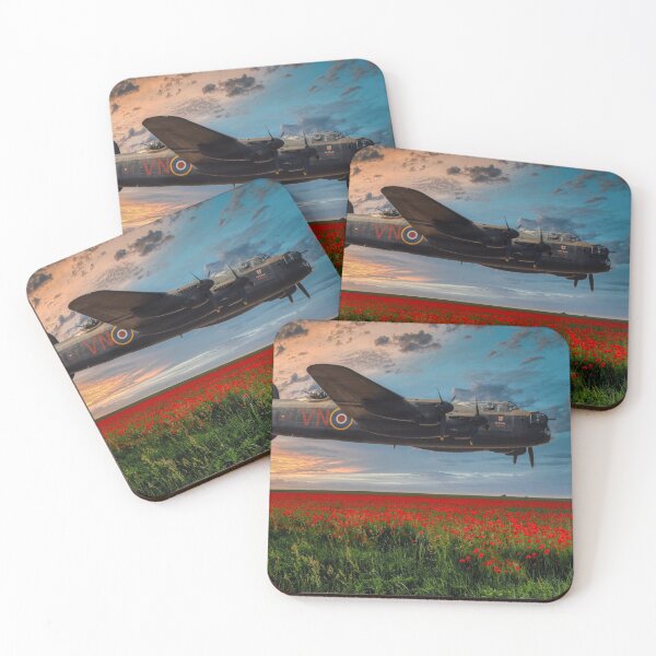 Item preview, Lancaster Bomber Returning at Sunset designed and sold by derekbeattie.