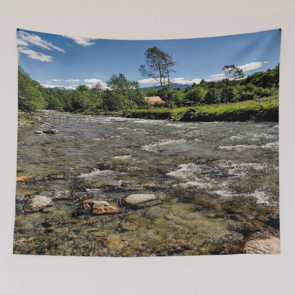 Item preview, Mountain river designed and sold by SoniasCreations.