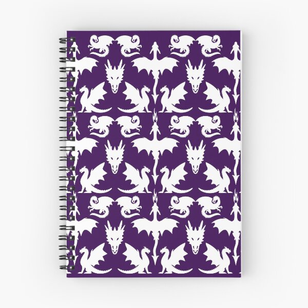 Item preview, Dragons Pattern on Purple designed and sold by cheekywitch.
