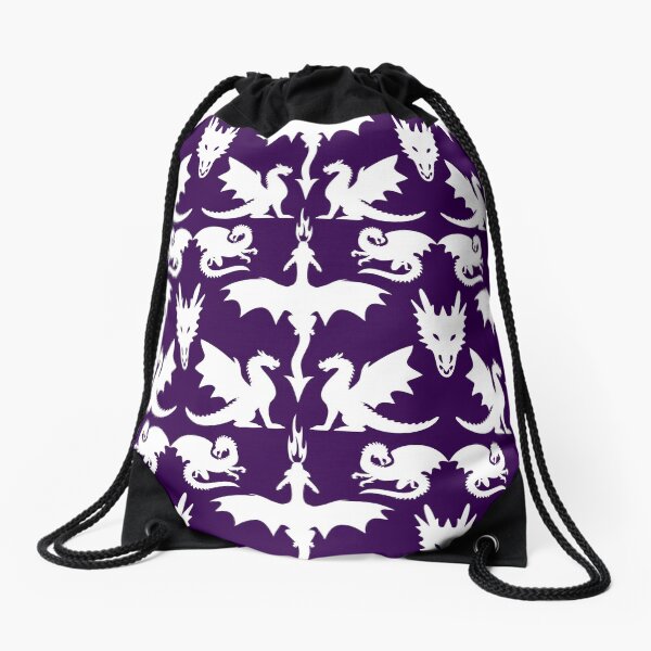 Item preview, Dragons Pattern on Purple designed and sold by cheekywitch.