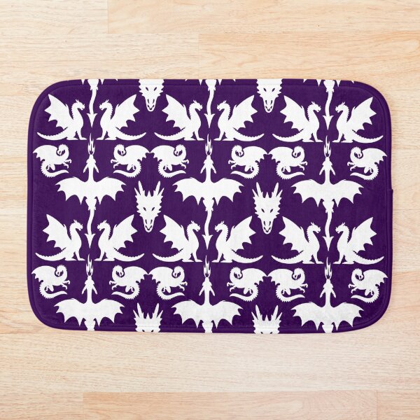 Item preview, Dragons Pattern on Purple designed and sold by cheekywitch.
