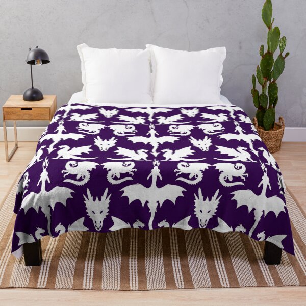 Item preview, Dragons Pattern on Purple designed and sold by cheekywitch.