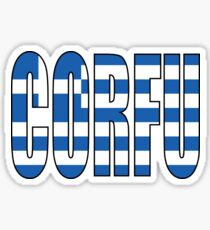 Corfu. Sticker